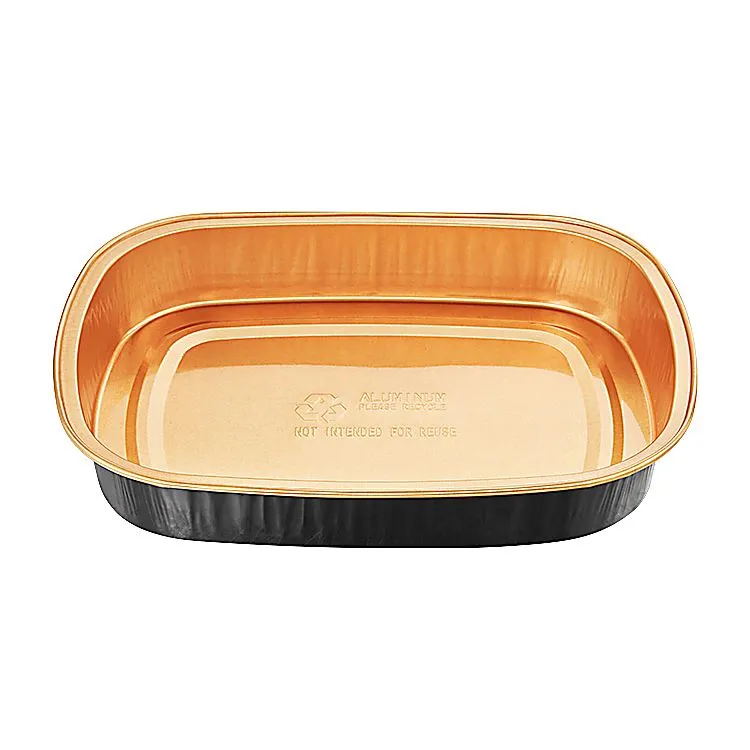 Black And Gold Foil Tray
